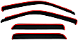 2012 Chrysler 200 - Front and Rear, Smoke, Window Visor