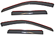 194534 Front and Rear Window Visor, Smoke
