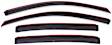 194535 Front and Rear Window Visor, Smoke