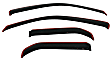 194539 Front and Rear Window Visor, Smoke
