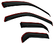 194539 Front and Rear Window Visor, Smoke