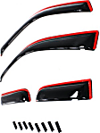 194738 Front and Rear Window Visor, Smoke