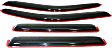 194751 Front and Rear Window Visor, Smoke