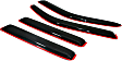 194751 Front and Rear Window Visor, Smoke