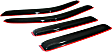 194751 Front and Rear Window Visor, Smoke