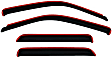 194761 Window Visor, Smoke