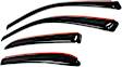 194943 Front and Rear Window Visor, Smoke