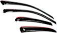 194943 Front and Rear Window Visor, Smoke