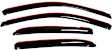 194943 Front and Rear Window Visor, Smoke