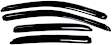 194943 Front and Rear Window Visor, Smoke