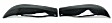33041 Tail Light Cover - Smoked, Plastic, Black-outs, Direct Fit, Set of 2