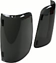 33305 Tail Light Cover - Smoked, Plastic, Black-outs, Direct Fit, Set of 2