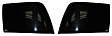 33460 Tail Light Cover - Smoked, Plastic, Black-outs, Direct Fit, Set of 2