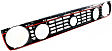 Grille Assembly, Painted Black Shell and Insert, GTI 16-Valve Model, 4 Cyl., 2.0L Engine