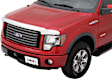 680721 Bug Shield, Chrome, Bolt-On Attachment Style, Chrome Hood Shield Series