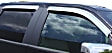 684076 Window Visor, Chrome