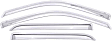 684109 Front and Rear Window Visor, Chrome