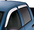 684359 Front and Rear Window Visor, Chrome