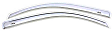 684805 Window Visor, Chrome