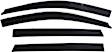 894037 Front and Rear Window Visor, Smoke