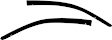 92311 Front Window Visor, Smoke