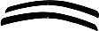 92410 Front Window Visor, Smoke