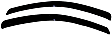92438 Front, Driver and Passenger Side Window Visor, Smoke