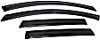 94077 Front and Rear Window Visor, Smoke