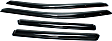 94141 Front and Rear Window Visor, Smoke