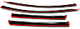 94141 Front and Rear Window Visor, Smoke