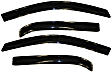 94166 Front and Rear Window Visor, Smoke