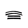 2022 Hyundai Tucson - Front and Rear, Smoke, Window Visor, Outside Mount