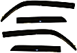 94242 Front and Rear Window Visor, Smoke