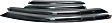 94257 Front and Rear Window Visor, Smoke