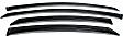 94261 Front and Rear Window Visor, Smoke