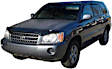 2002 Toyota Highlander - Front and Rear, Smoke, Window Visor, Outside Mount
