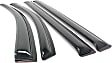 94365 Front and Rear Window Visor, Smoke