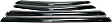 94365 Front and Rear Window Visor, Smoke