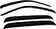 94428 Front and Rear Window Visor, Smoke