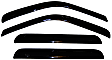 94438 Front and Rear Window Visor, Smoke