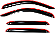 94515 Front and Rear Window Visor, Smoke