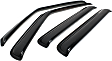 94755 Front and Rear Window Visor Set, Smoke