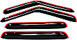 94755 Front and Rear Window Visor Set, Smoke