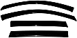 94785 Front and Rear Window Visor, Smoke