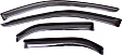 2012 Toyota Camry - Front and Rear, Smoke, Window Visor, Outside Mount