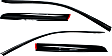 94922 Front and Rear Window Visor, Smoke