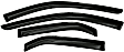 94930 Front and Rear Window Visor, Smoke