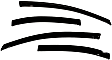 94944 Front and Rear Window Visor, Smoke