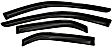 94974 Front and Rear Window Visor, Smoke