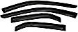 94989 Front and Rear Window Visor, Smoke